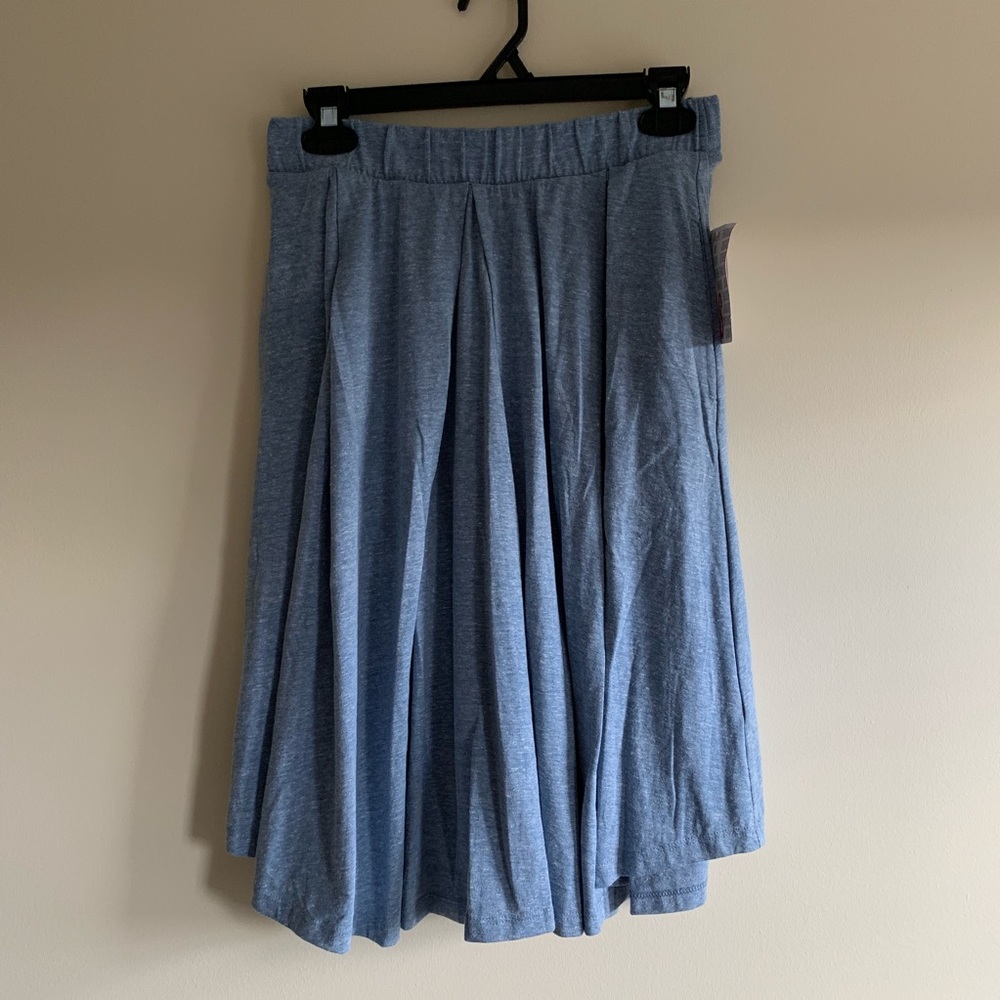 Lularoe blue Madison skirt 23” BNWT